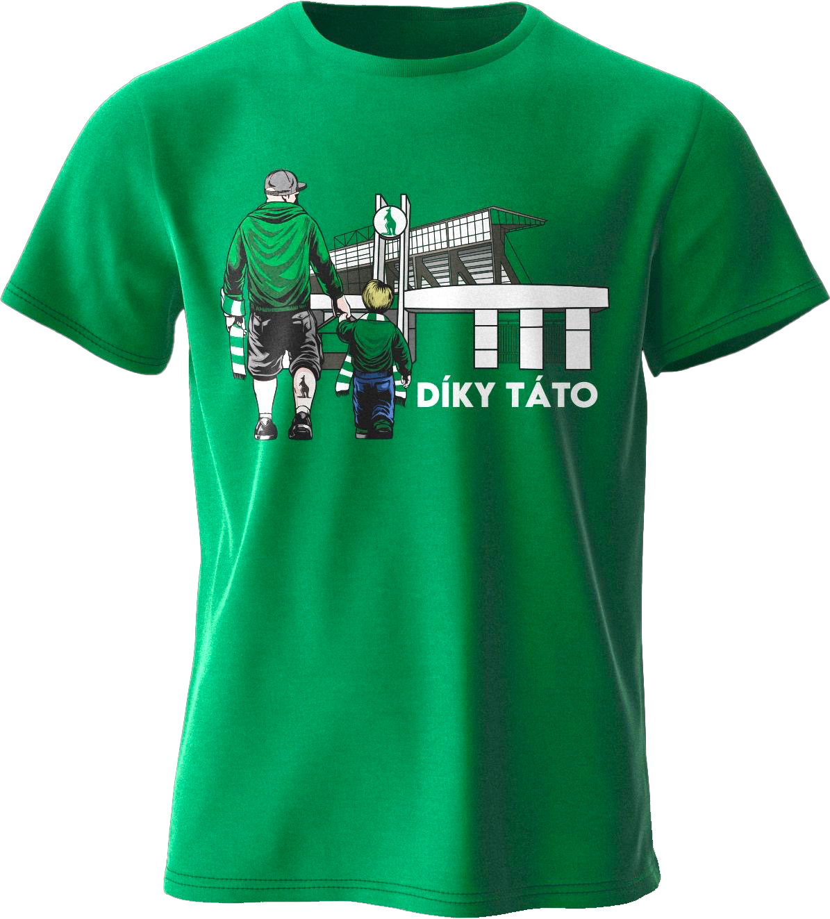 6101-tricko panske zelene diky tato